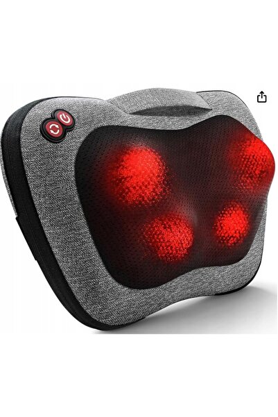 NO BRAND Pernă de masaj pentru gât și corp SHIATSU încălzită