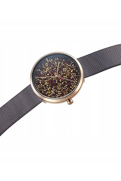 NO BRAND Ceas de damă Obaku Glimmer Walnut Obaku-V289LHVNMN