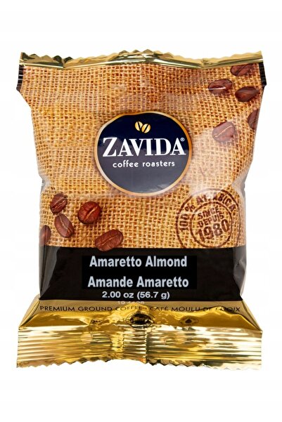 NO BRAND Boabe de cafea aromatizate Zavida amaretto migdale 340g