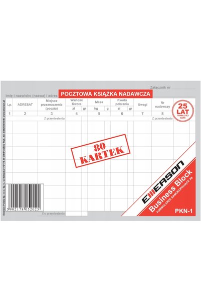 Emerson Afișaj în gazete accidental, trimite prin poștă carte PKN-1, A5, mult...