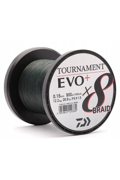 NO BRAND Fir de pescuit DAIWA TOURNAMENT 8X EVO+ 900m-0,18mm