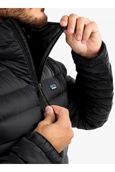 Patagonia Geacă de puf Down Sweater Hoody - negru XXL