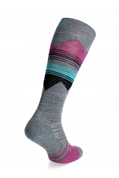NO BRAND Șosete de damă Smartwool Ski TC Pattern OTC - albastru pewter 34-37