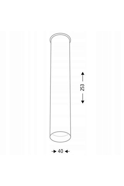 NO BRAND Spot de tavan rotund 25cm 1xGU10 4W alb Shilo YABU