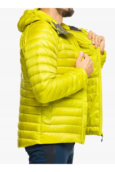 NO BRAND Geacă de puf Montane Anti-Freeze Hoodie - citrus primăvară M