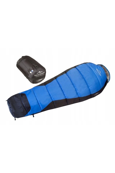 NO BRAND Sac de dormit sintetic Fjord Nansen Hamar (195 cm) - safir Dreapta