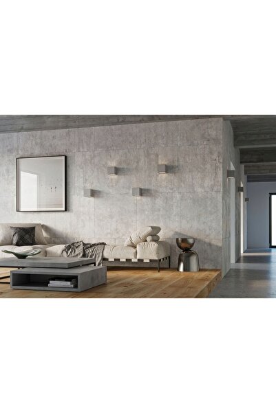 Lumessa Home Aplică de perete din beton LEO G9 gri/alb 40W Sollux Lighting