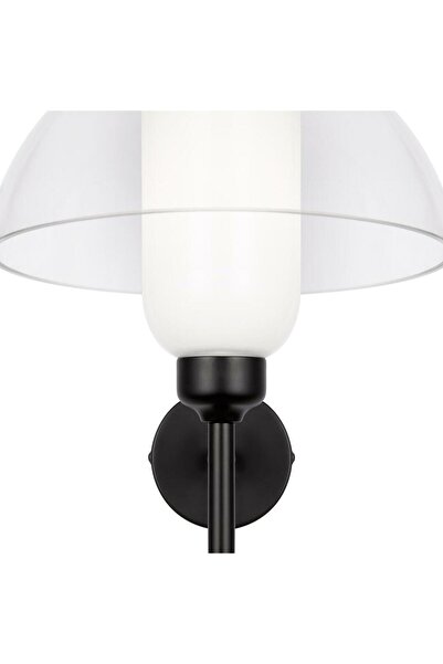 NO BRAND Aplică Maytoni Memory, abajur din sticlă, 1xE14, 40 W, negru