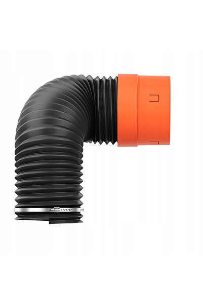 NO BRAND Racord de conectare de 100cm pentru șemineu cu ventilație KronoFlex ...