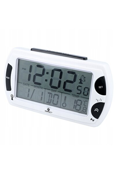 PERFECT CEAS DE TREZIRE LCD CU CONTROL RADIO R358-DCF, ALB