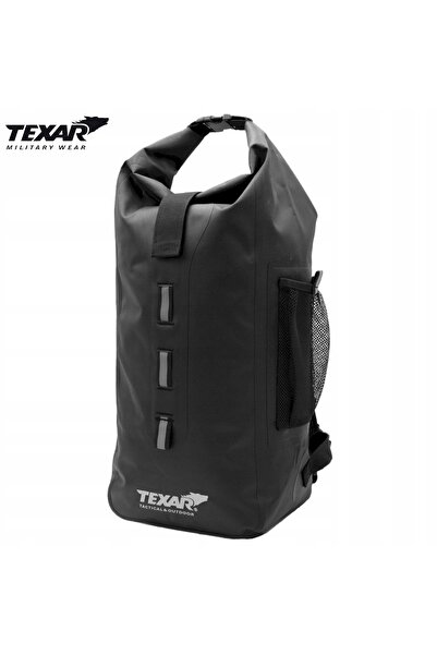 NO BRAND TEXAR Plecak Dry Pack 25l TPU Nylon Regulable EDC Survival Negru