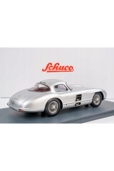 NO BRAND SCHUCO MERCEDES-BENZ 300 SLR Uhlenhaut Coupe 1955 Argintiu 1:18