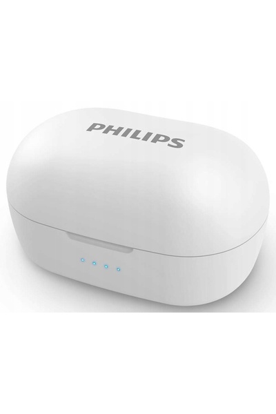 Philips Căști wireless TAT2205WT/00 BT 5.1 IPX4 USB-C până la 10m Alb