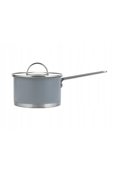 NO BRAND Cratiță din oțel Florina Pepe, 16 cm, 1,5 l, cu capac, compatibilă c...