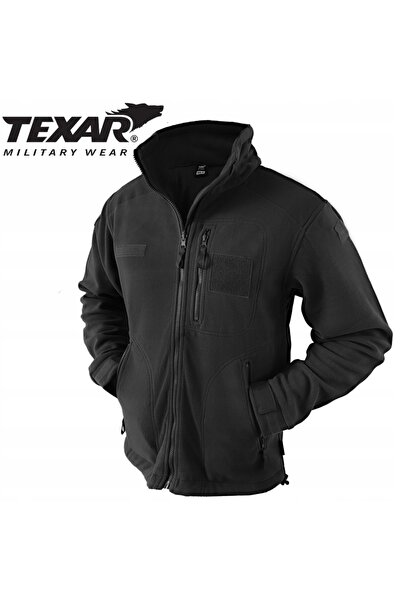 NO BRAND TEXAR Bluză din fleece polar ECWCS II Negru strat de bază S