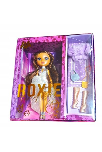 NO BRAND ELEFUN Păpușă ROXIE Fancy Girl SET MARE + accesorii ARGINTIU 052