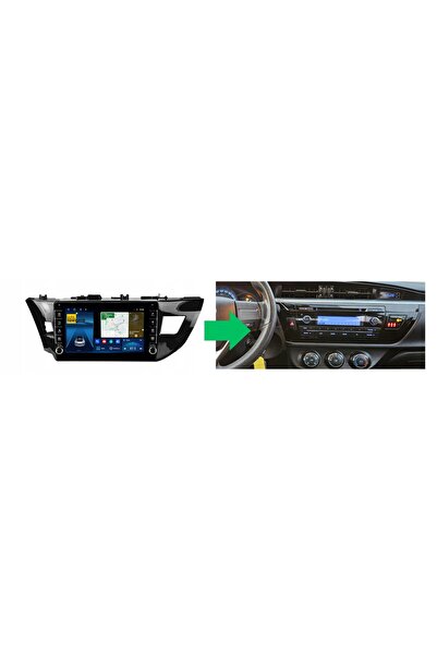NO BRAND RADIO CU NAVIGAȚIE GPS PENTRU TOYOTA COROLLA XI E16 DIN 2013 ȘI ULTI...