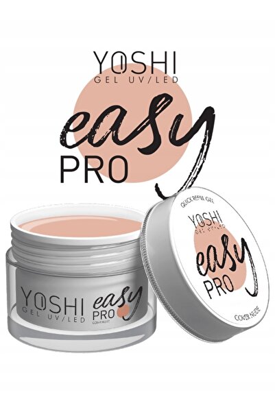 NO BRAND YOSHI Oja Semipermanentă EASY PRO Gel UV LED COVER NUDE 50ml