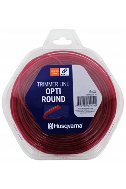 Husqvarna Fir de tăiere pentru motocoase OPTI ROUND 3,0x56m ORIGINAL!