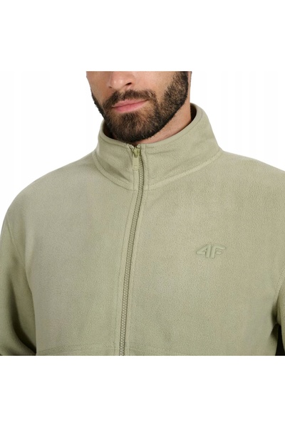 4F Fleece bărbătesc M357 olive 4FWAW25TFLEM357 44S Mărimea L