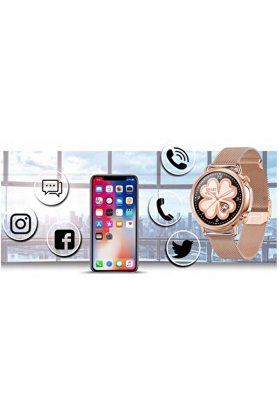 Rubicon SMARTWATCH FEMININ SKETCH Tensiune arterială + Gravură