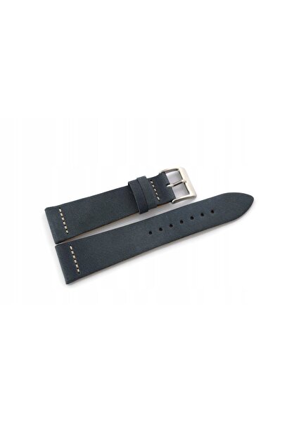 NO BRAND LAVVU Retro LSVUL18 - 18mm - Albastru Marin - Curea de ceas din piele