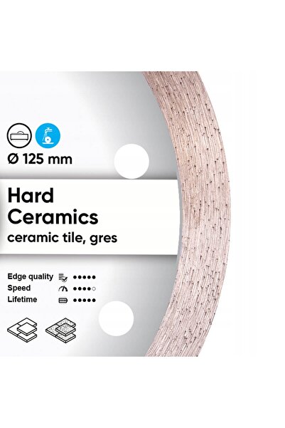 Distar Discuri diamantate de tăiere pentru ceramică dură 125 mm 1A1R