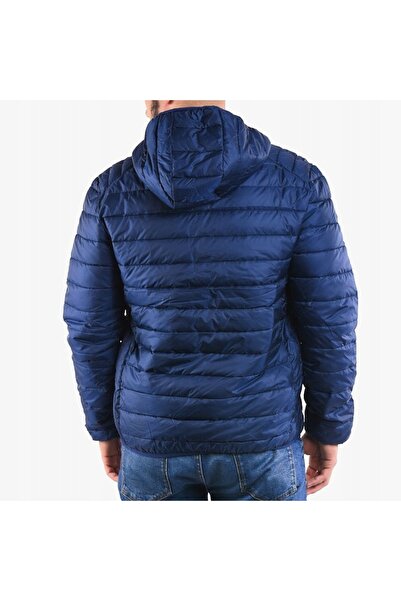 Ellesse Geacă călduroasă de iarnă matlasată, albastru marin, pentru bărbați, ...