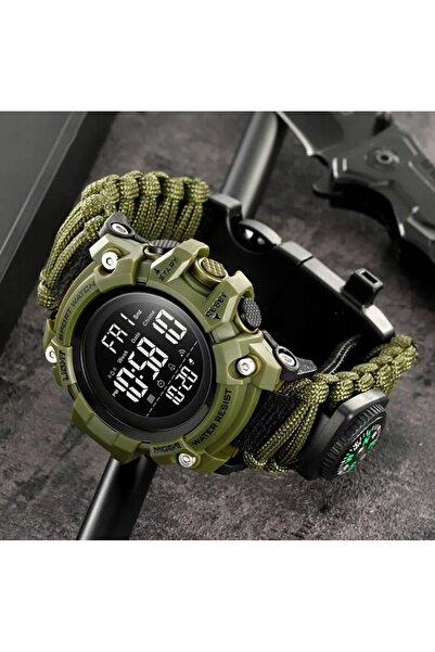 Skmei Ceas electronic bărbătesc, sportiv, militar, cu multiple funcții