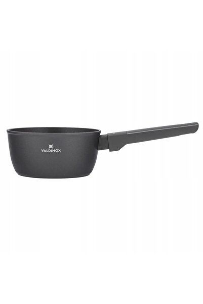 NO BRAND Oală 1,3 l Rondel cu mâner 16 cm, pentru inducție și gaz, Valdinox M...