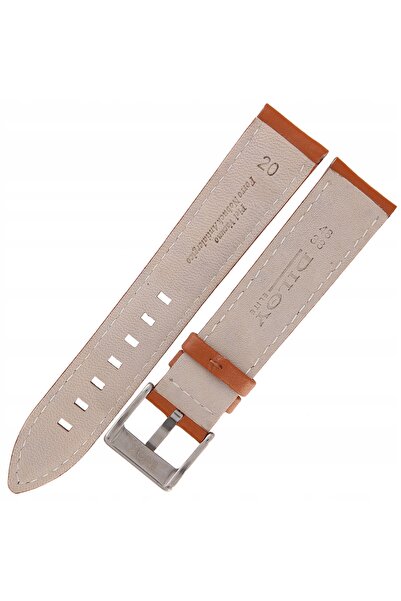 NO BRAND DILOY 330 - MARO DESCHIS - 20 mm - Curea de ceas din piele cu supraf...