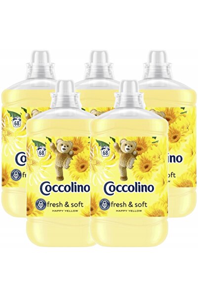 Coccolino Creations Happy Yellow Balsam de rufe 1.7L 68 spălări x5