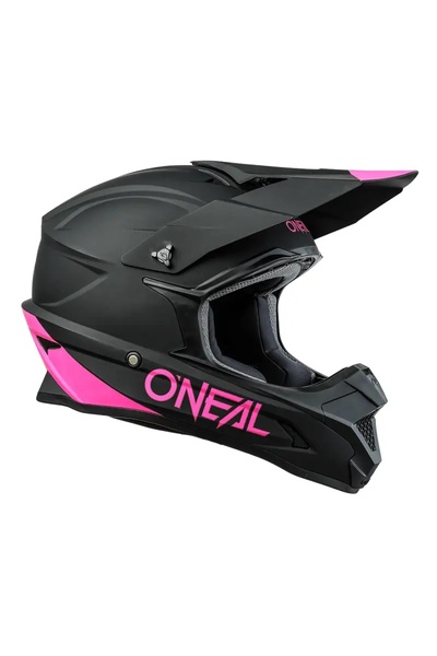 NO BRAND Casca de motocross O'Neal Sonus Deft V.23 Negru/Roz - mărimea 2XL (6...