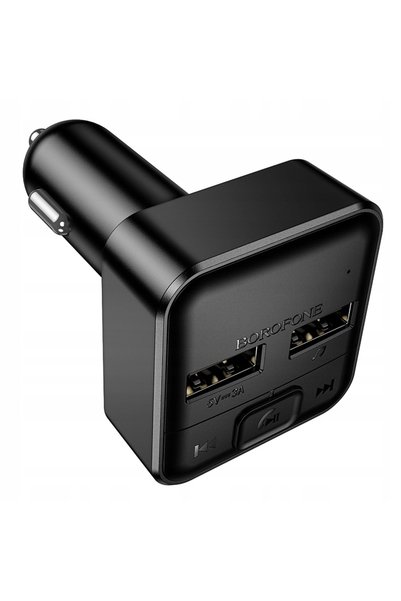 NO BRAND Borofone Transmițător FM BC63 Selecto MP3, Bluetooth - 2xUSB - negru