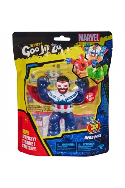 NO BRAND Goo Jit Zu Figurină de cauciuc Captain America SAM WILSON Marvel Ext...