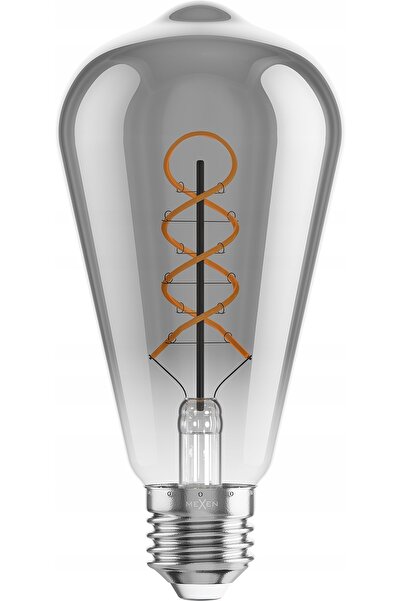 Mexen 3x bec LED E27 cu filament Edison, lumină caldă, 4W=15W, spirală Vintis