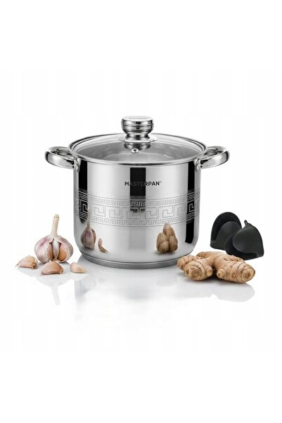 Masterpan OALĂ TRADIȚIONALĂ DIN OȚEL INOXIDABIL PENTRU TOCĂNĂTURI 7.2L 22CM C...