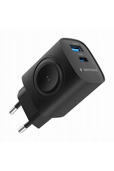 NO BRAND GEMBIRD USB-A USB-C 20W PowerDelivery Quick Charge 3.0 Încărcător Negru