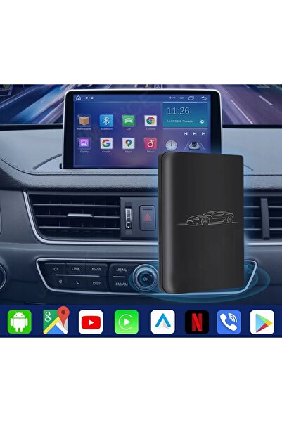 NO BRAND MODUL BOX CARPLAY ANDROID AUTO CU FUNCȚIONALITATE ANDROID COMPLETĂ P...