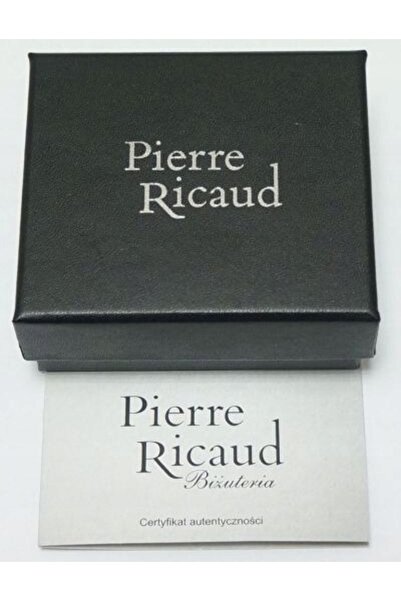 NO BRAND Brățară din piele neagră pentru bărbați Pierre Ricaud