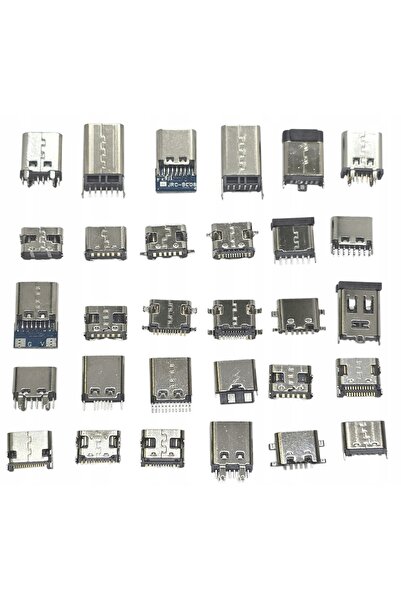 NO BRAND SET 30 bucăți priză USB - C (5294)