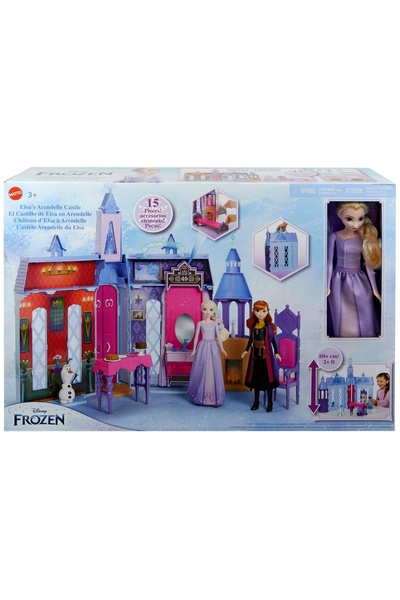 Disney REGATUL GELUȘTILOR 2 CASTELUL ARENDELLE + PĂPUȘA ELSA HLW61