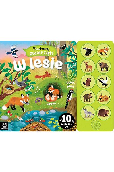 NO BRAND Suntem atenti la animale! În pădure. Carte cu 10 sunete ale animalel...