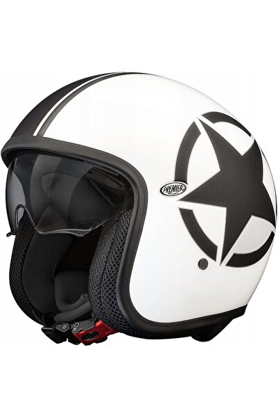 NO BRAND Cască moto deschisă Premier VINTAGE STAR 8 BM XS 53/54 cm