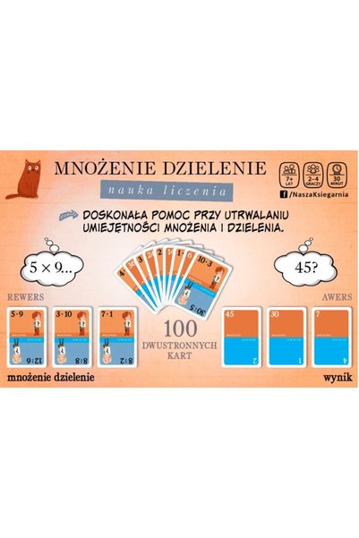 Nasza Księgarnia Înmulțire diviziune. Învățarea numărării