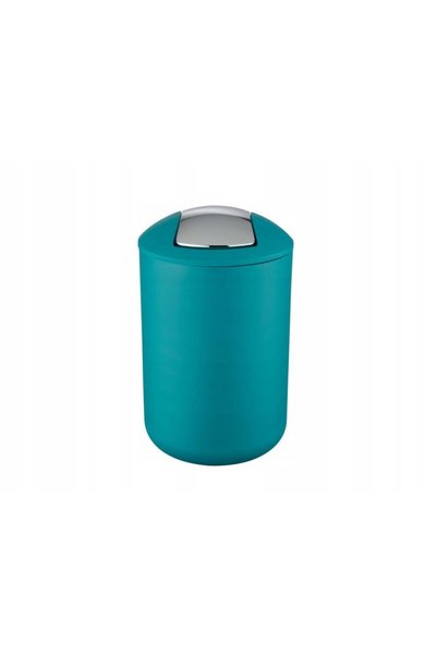 NO BRAND COȘ DE GUNOI DIN PLASTIC 6,5 L CU CAPAC 20X31X20 CM TURCOAZ