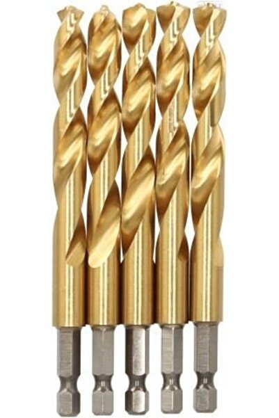 Milwaukee 5x Burghiu pentru metal ShW HSS-G TiN Red Hex 10.0mm