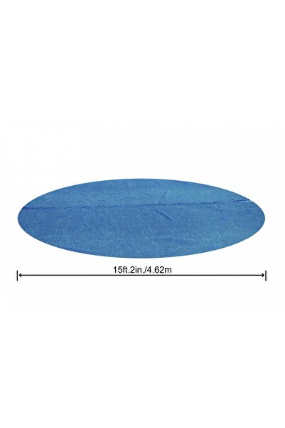 BESTWAY Prelată solară rezistentă pentru piscină 457 488 cm Folie cu bule - 5...