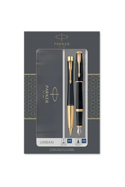 Parker Set Urban Black CT pix negru + pix cu bilă
