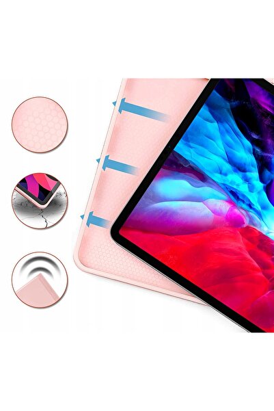 Vortex Husă cu tastatură pentru APPLE IPAD 10.9 GEN 10 2022 A2696 ROZ
